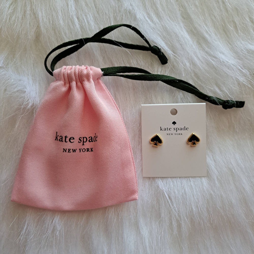 Kate Spade Gold and Purple Earrings Elegant Design - Picture 1 of 6